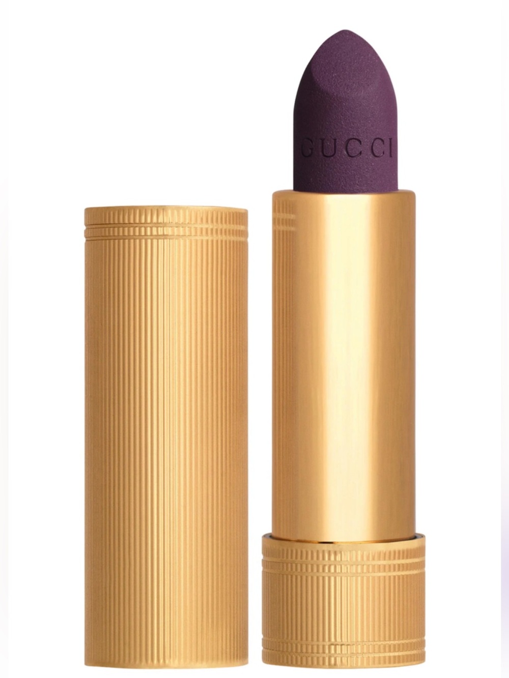 Gucci Velvet Matte Lipstick. Color: 702 Anne Lilac